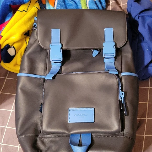 Coach qb midnight blue backpack Coach mens qb midnight backpack car New | Mercari main image 3